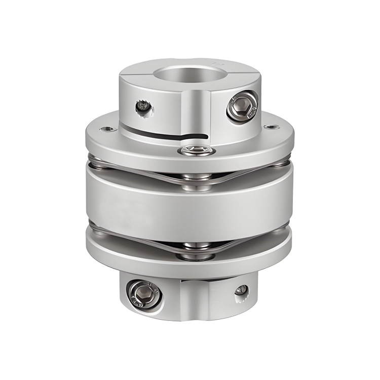 Type de pince d'accouplement d'arbre étagé à Double diaphragme en alliage d'aluminium Flexible haute Performance RSK-CPLT utilisé pour les machines électriques