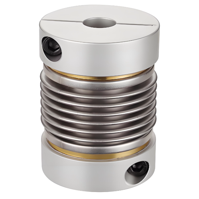 Type de pince de couplage à soufflet en alliage d'aluminium, bonne résistance à la corrosion, pour servomoteur et moteur pas à pas, RSK-CPRC