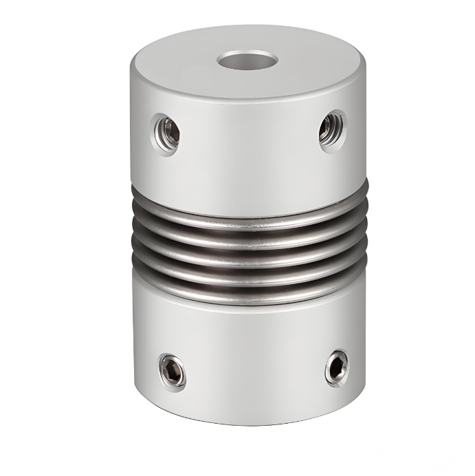 Accouplements à soufflet en alliage d'aluminium RSK-CPR Le type à vis compense plus efficacement les écarts radiaux, angulaires et axiaux