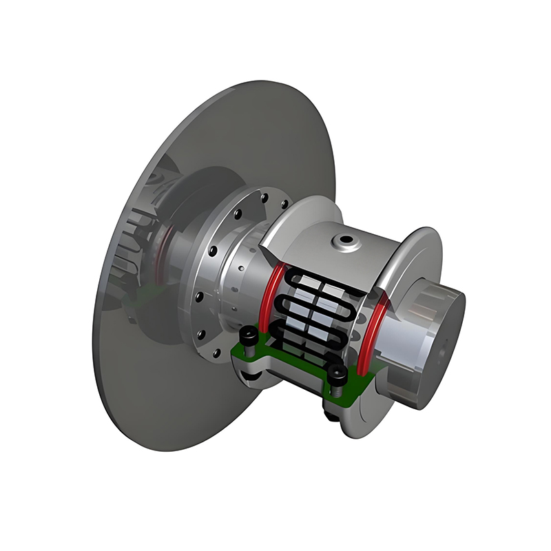 Accouplement de grille à ressort serpentin RSK avec disque de frein personnalisé pour la transmission de puissance