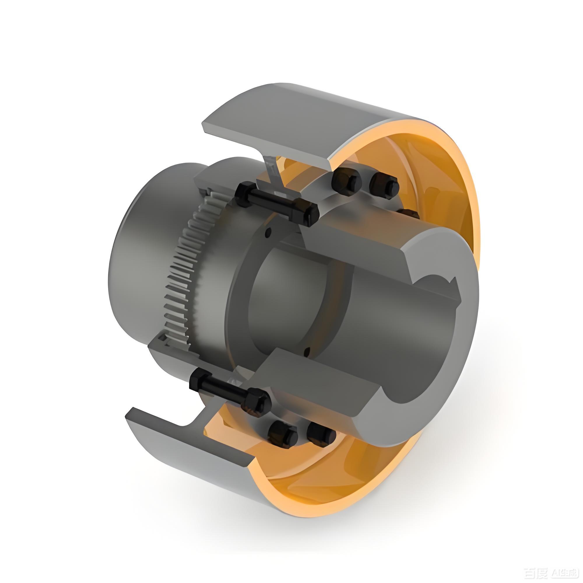 Accouplement denté à tambour RSK-NGCLZ avec roue de frein pour grues et machines métallurgiques